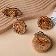 detail image1 Korean Traditional Patterned Wooden Diffuser Holder / Lotus