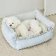 detail image2 MOONGMING Bumper Cushion for Pets, Cotton Linen, Safety Test Completed, Comfortable Cushion for Dogs