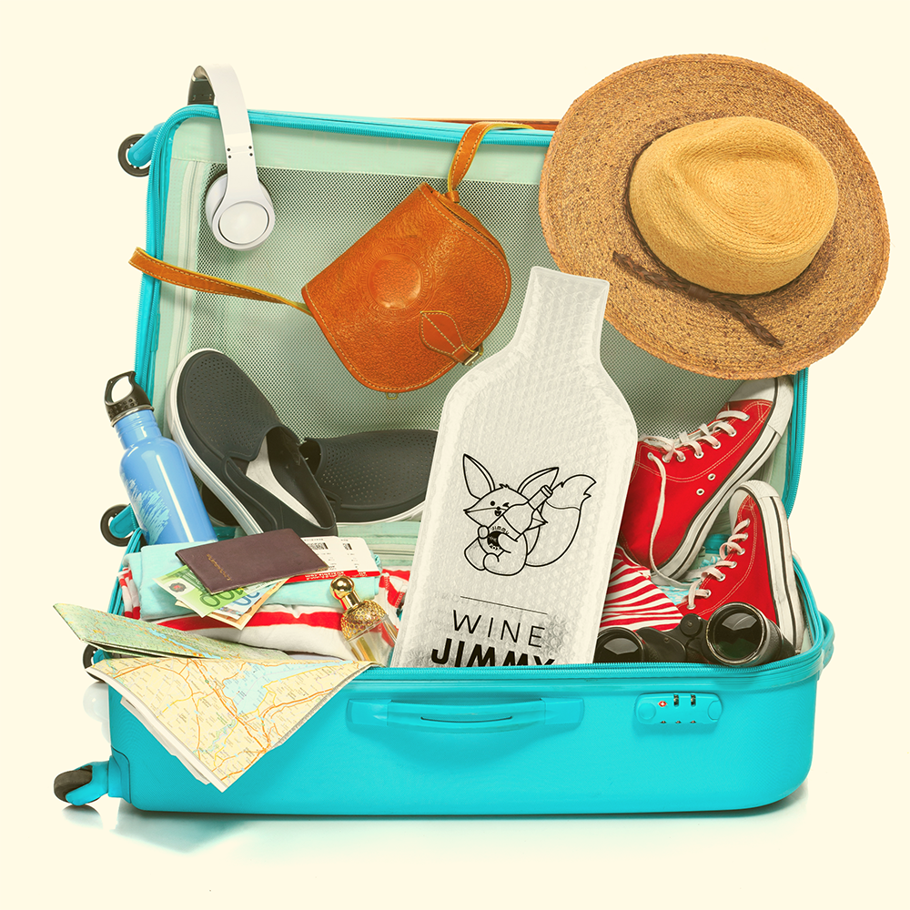 Bottle America Classic (Colored)  | Jimmy the Fox Wine Travel Bag