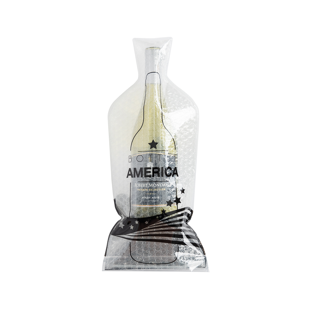 Bottle America Classic (Clear) | Jimmy the Fox Wine Travel Bag