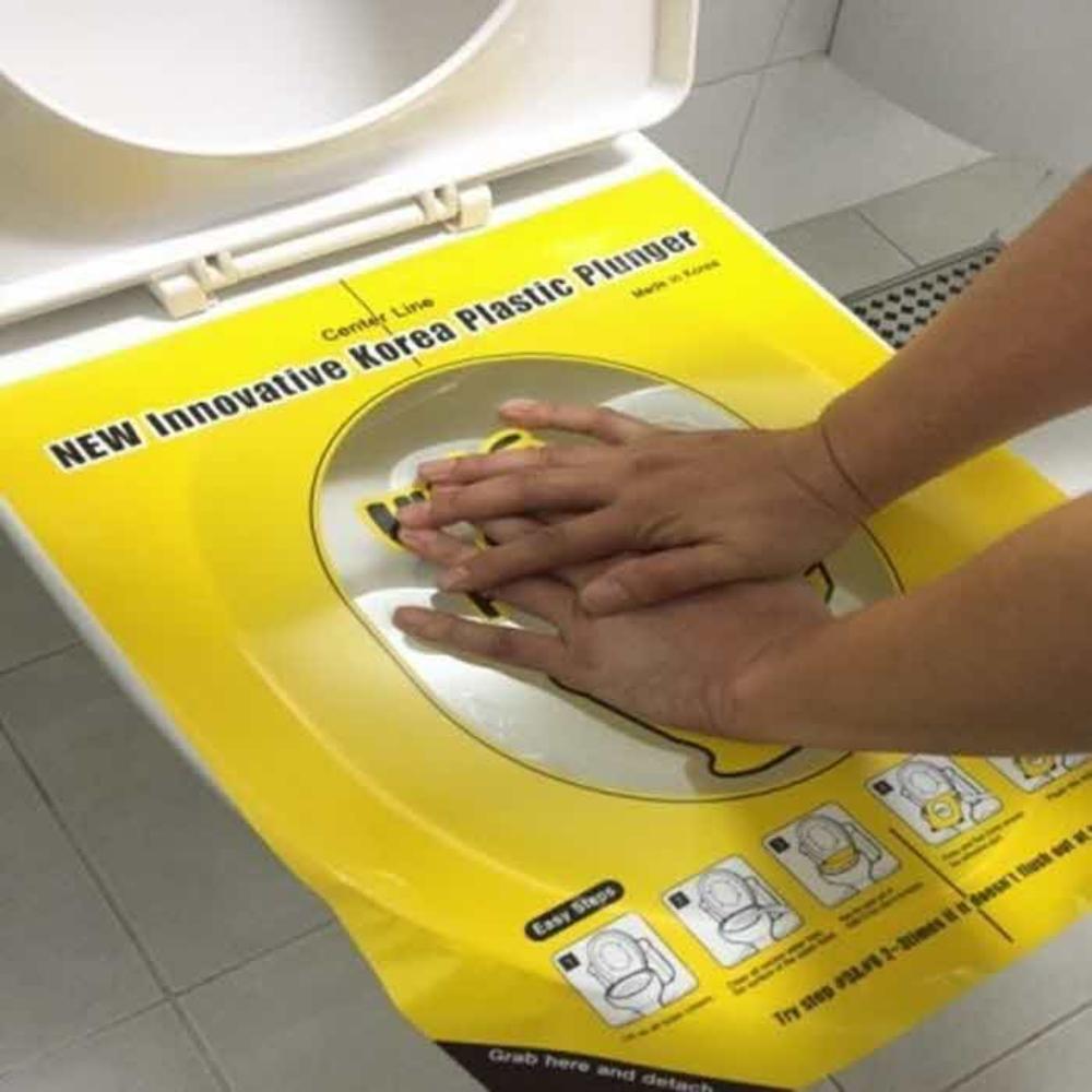 Pongtu Toilet Disposable Sticker Plunger
