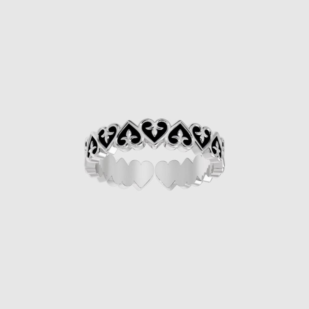 Eternal Heart Freesize Ring_ Coloring