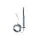 full image Gas turbin temperature sensor with thermowell