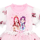 detail image2 Secret Jouju Girl's Raffim Half-Sleeved One-Piece Dress Pink 150
