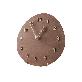 full image Mongle pebble silent wall clock