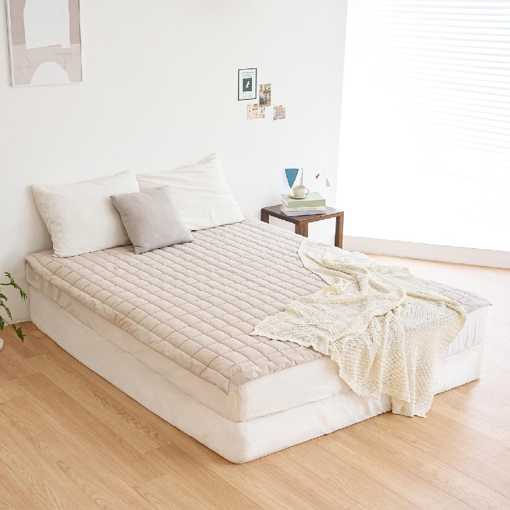 Dr.Friend New Quilted Zero Electromagnetic Waves Bed Pad (Single / charcoal)