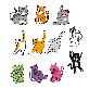 full image ㅁㅋㅁㅋ Cat piece sticker
