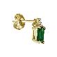 detail image1 GOLD EARRING SET WITH SYNTHETIC STONES