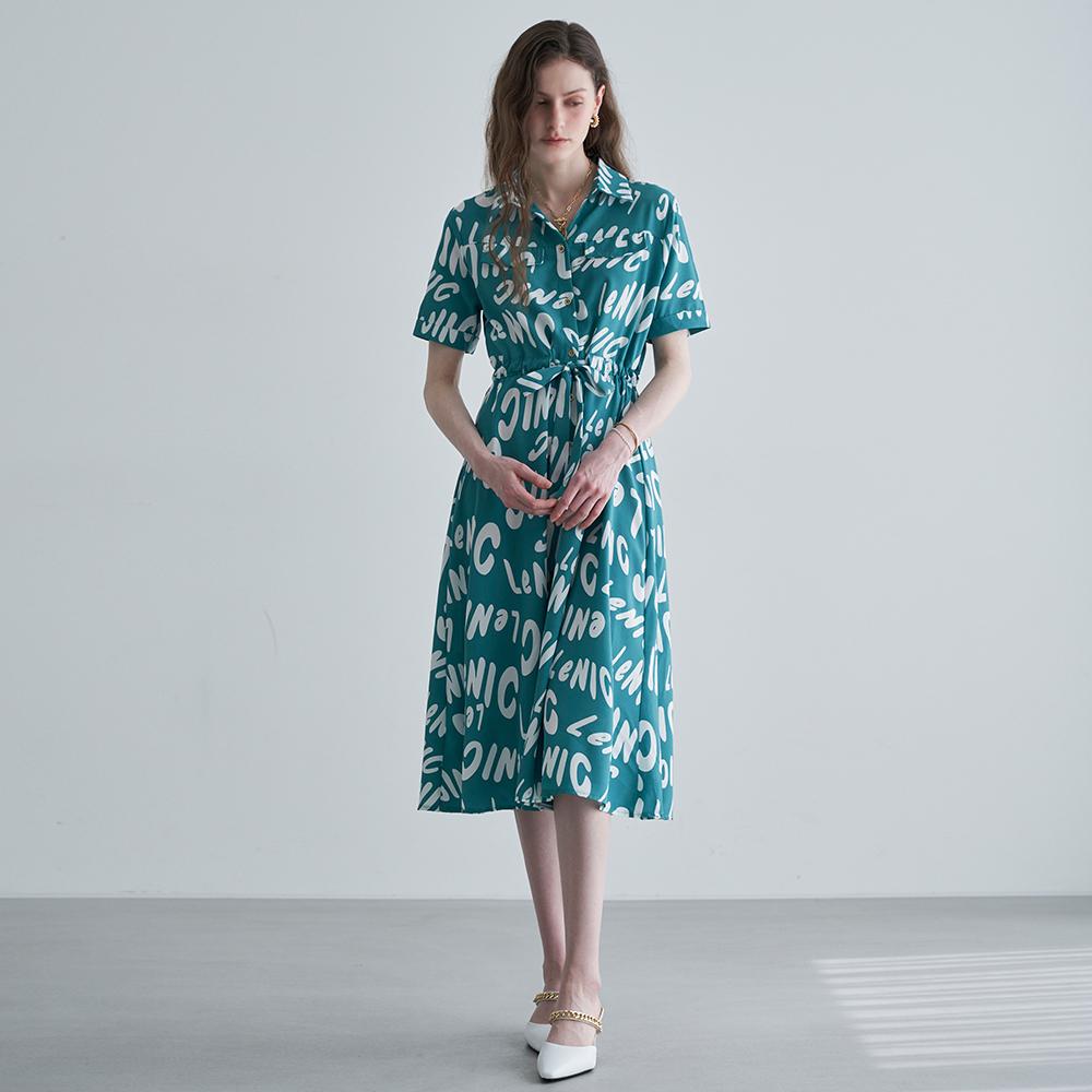 Logo Shirt Dress