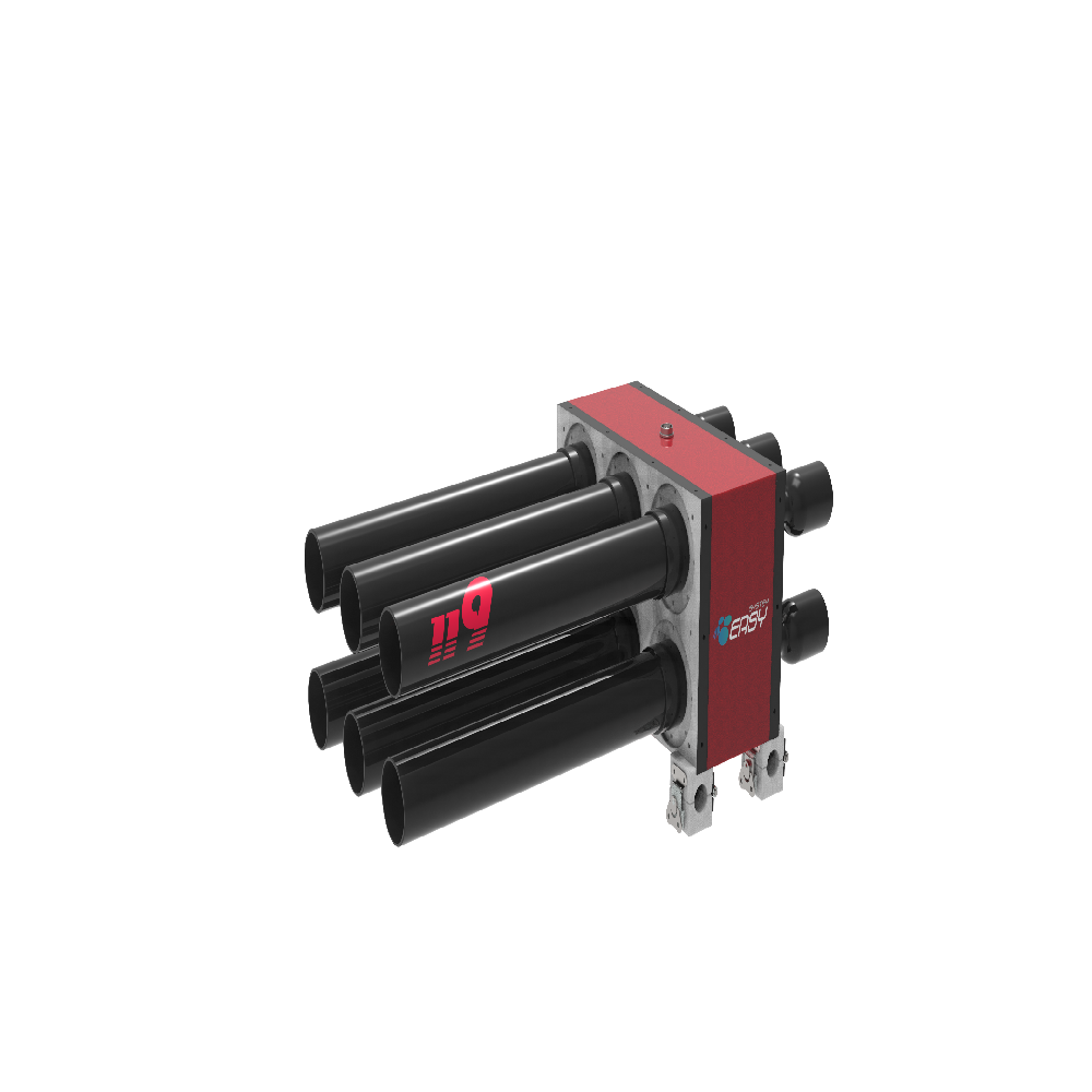 AI Fire suppression launcher module