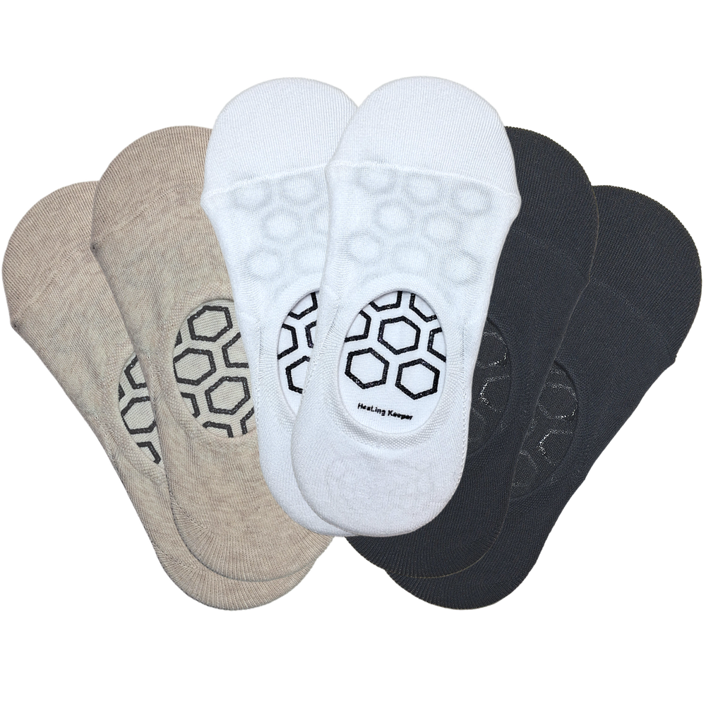 Graphene massage no-show socks-w