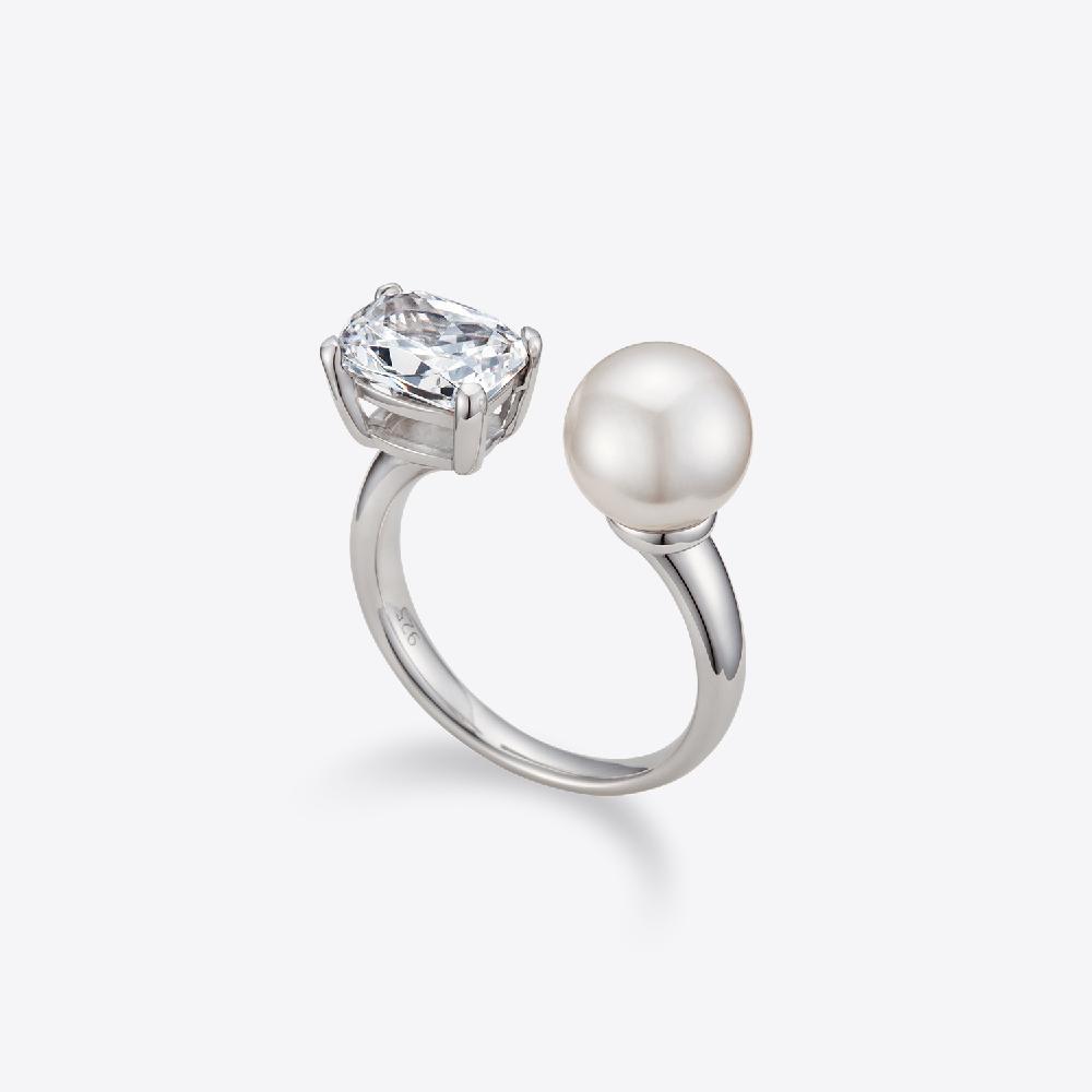 [MSGRN] Victoria Cushion Pearl Ring