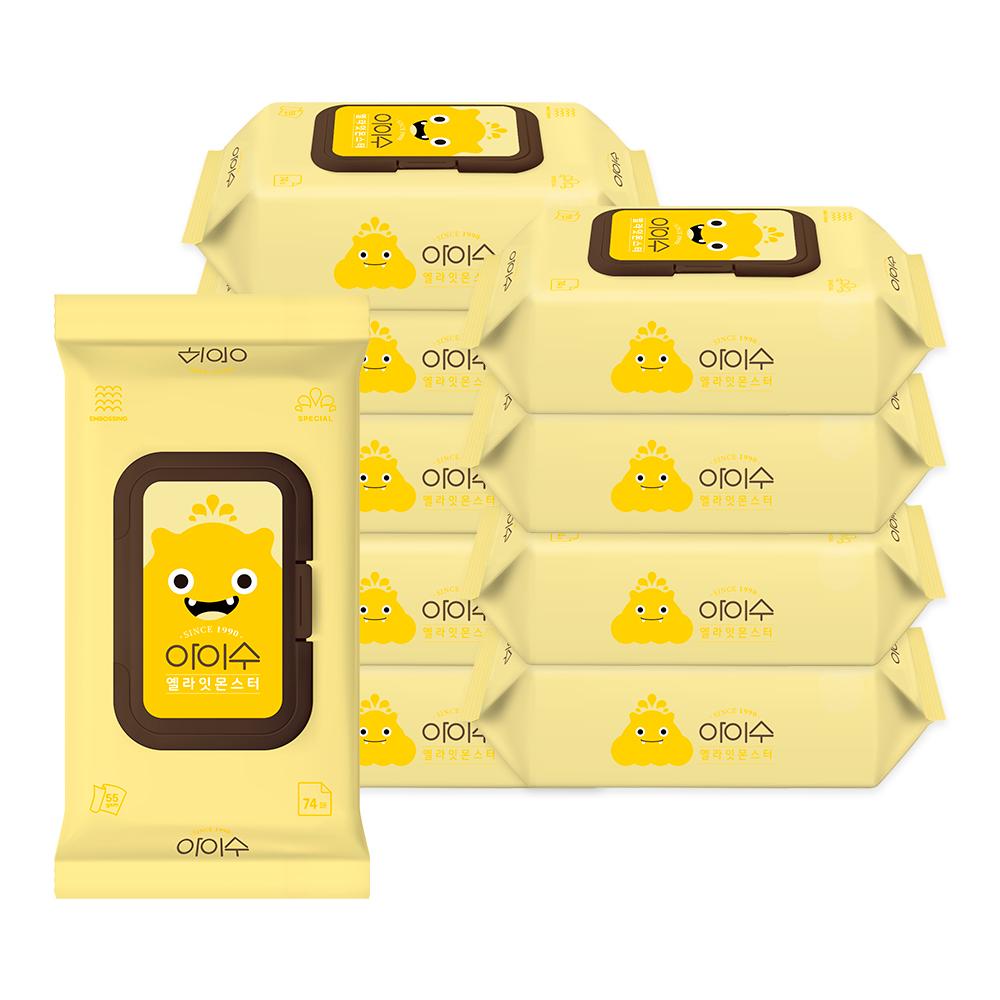 ISOO Yellait Monster 55gsm Wet Wipes 74S