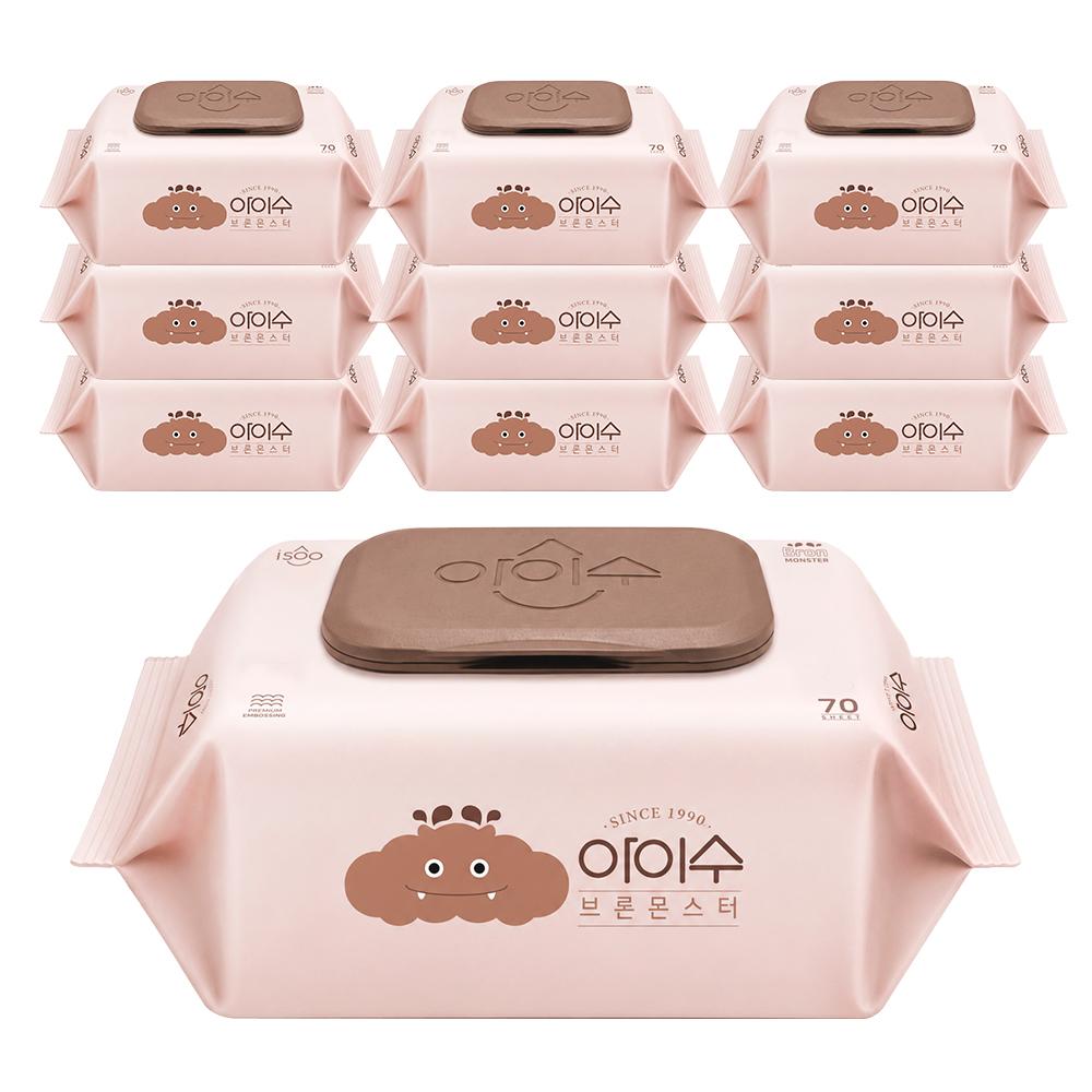 ISOO Bron Monster 65gsm Wet Wipes 70S