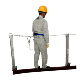 detail image2 Lightweight Aluminum Safety Lifeline Guardrail