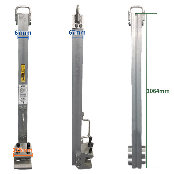 Lightweight Aluminum Safety Lifeline Guardrail
