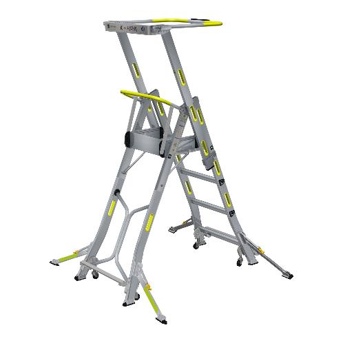 K-LADDER Fixed-Height Platform Step Ladder KLS-104 / KLB-104, 1.0m Platform Height, Active Outrigger