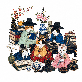 full image Myohan Library Fabric Scarf