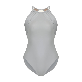 full image Second Skin Draped Waterfall Halter LT