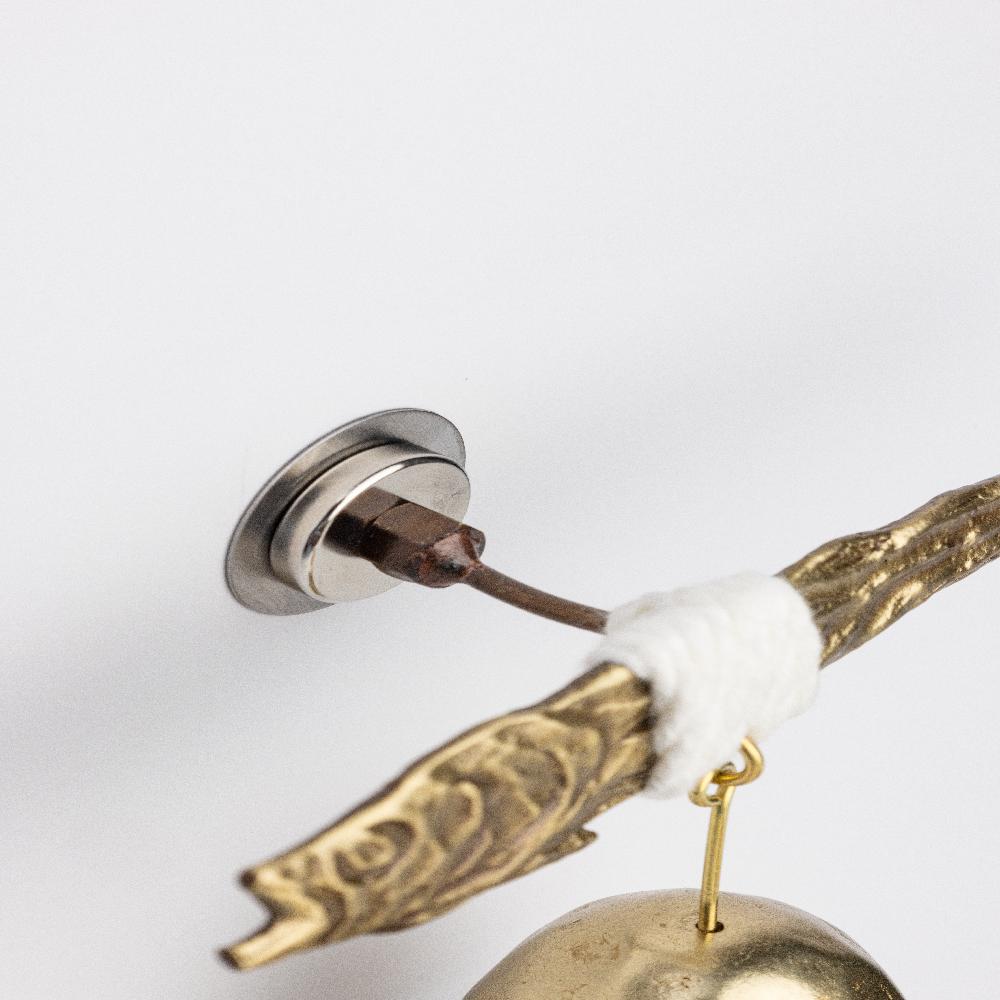 Handcrafted Brass Korean Lucky Fish Door Bell