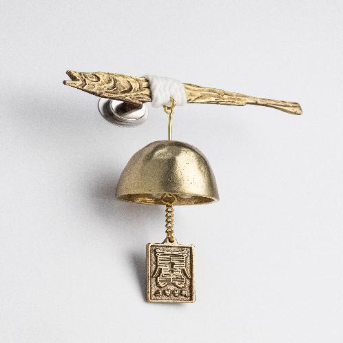 Handcrafted Brass Korean Lucky Fish Door Bell