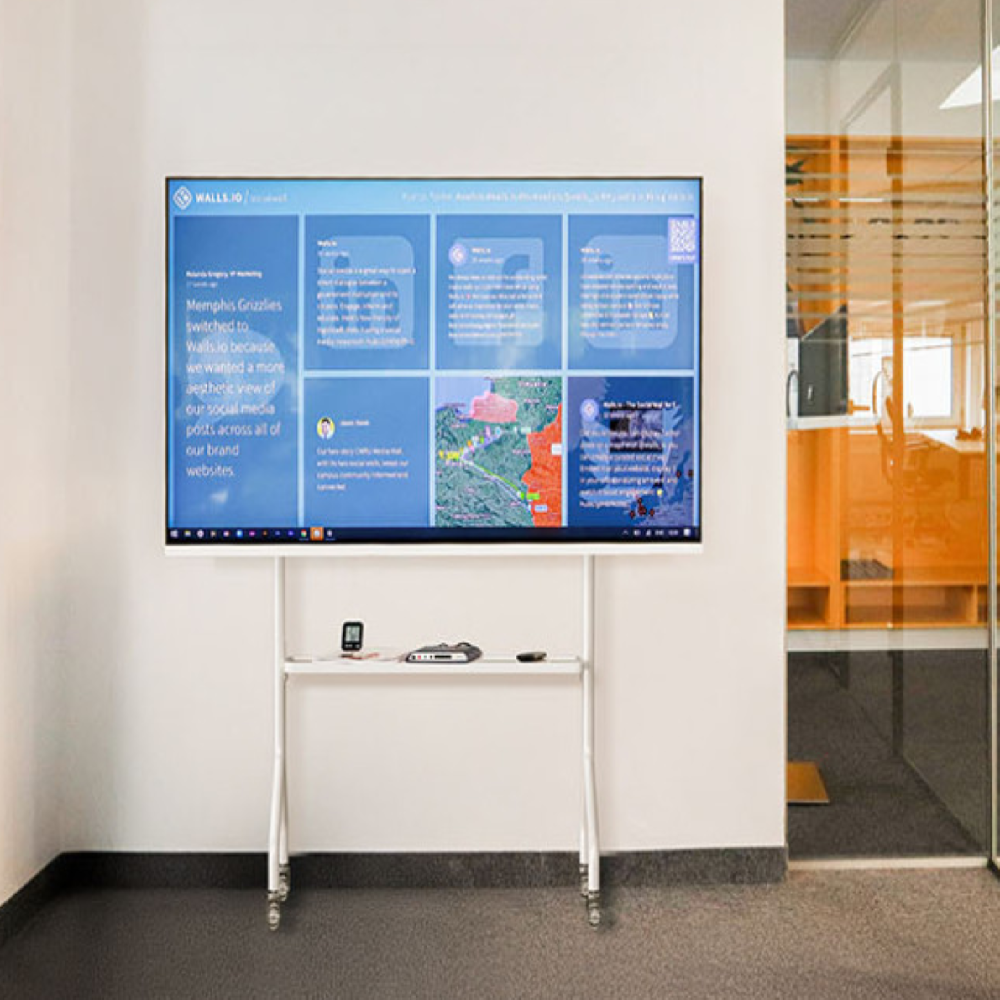 Mobile easel TV Stand EdgeQ