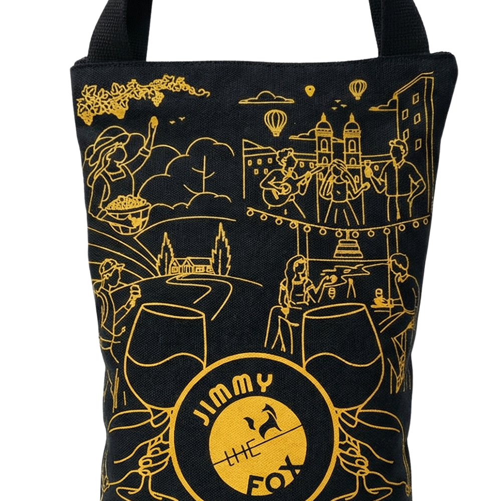 Jimmy the Fox Wine Carry Tote