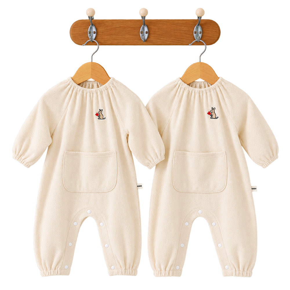 Organic Cotton Baby Terry Bodysuit
