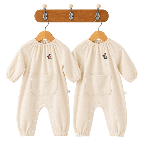 Organic Cotton Baby Terry Bodysuit
