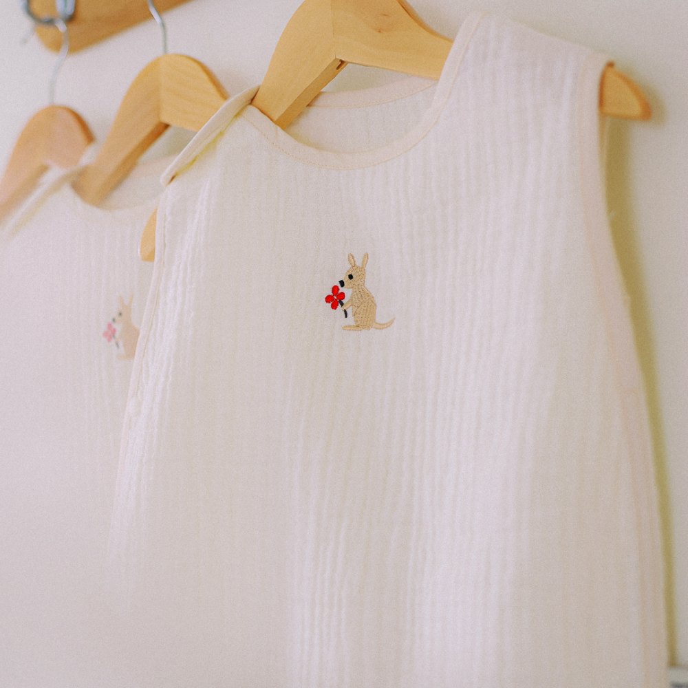 Organic Cotton Triple Gauze Sleeping Vest
