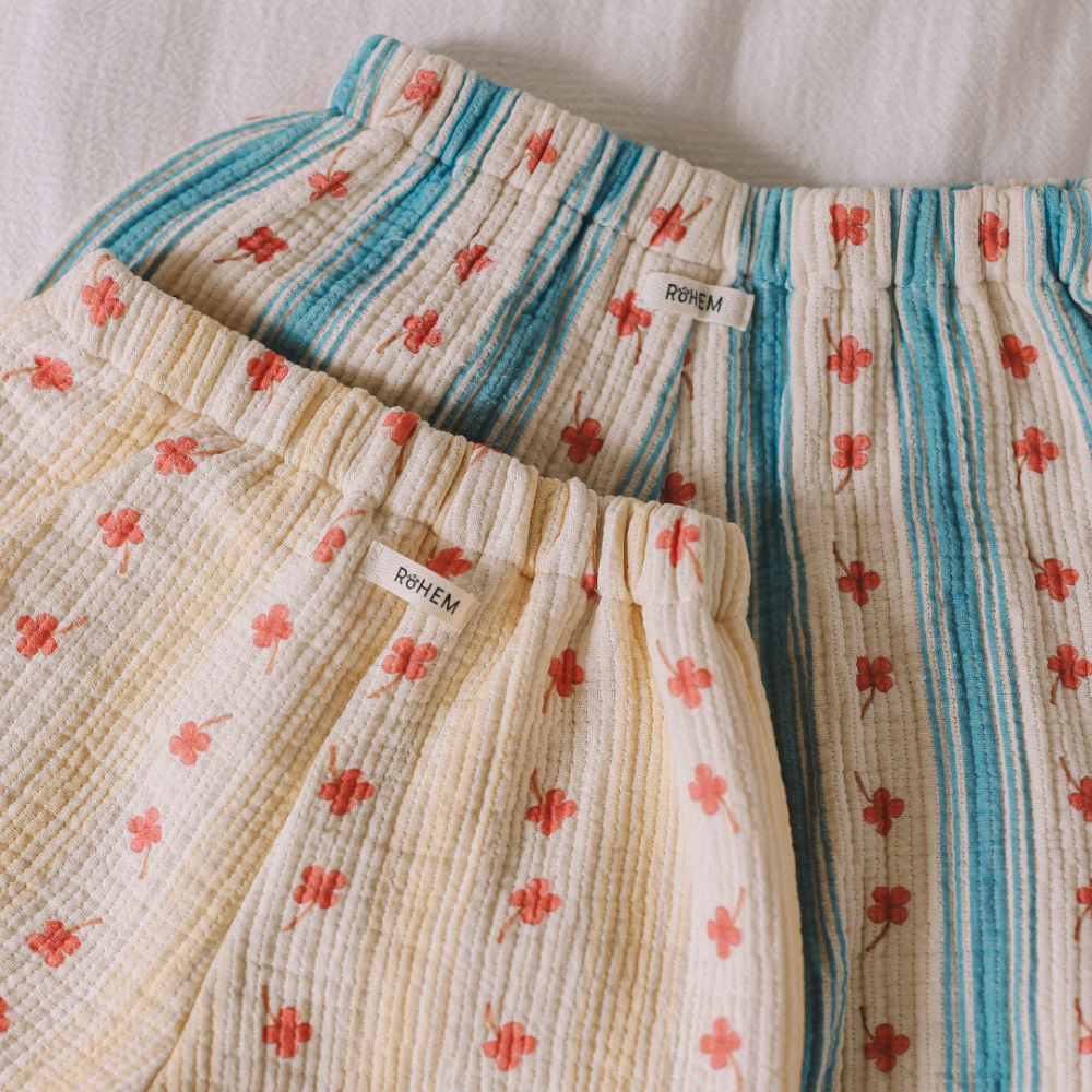 Organic Cotton Triple Gauze Baby Pants