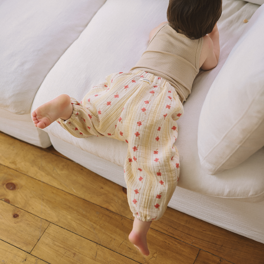 Organic Cotton Triple Gauze Baby Pants