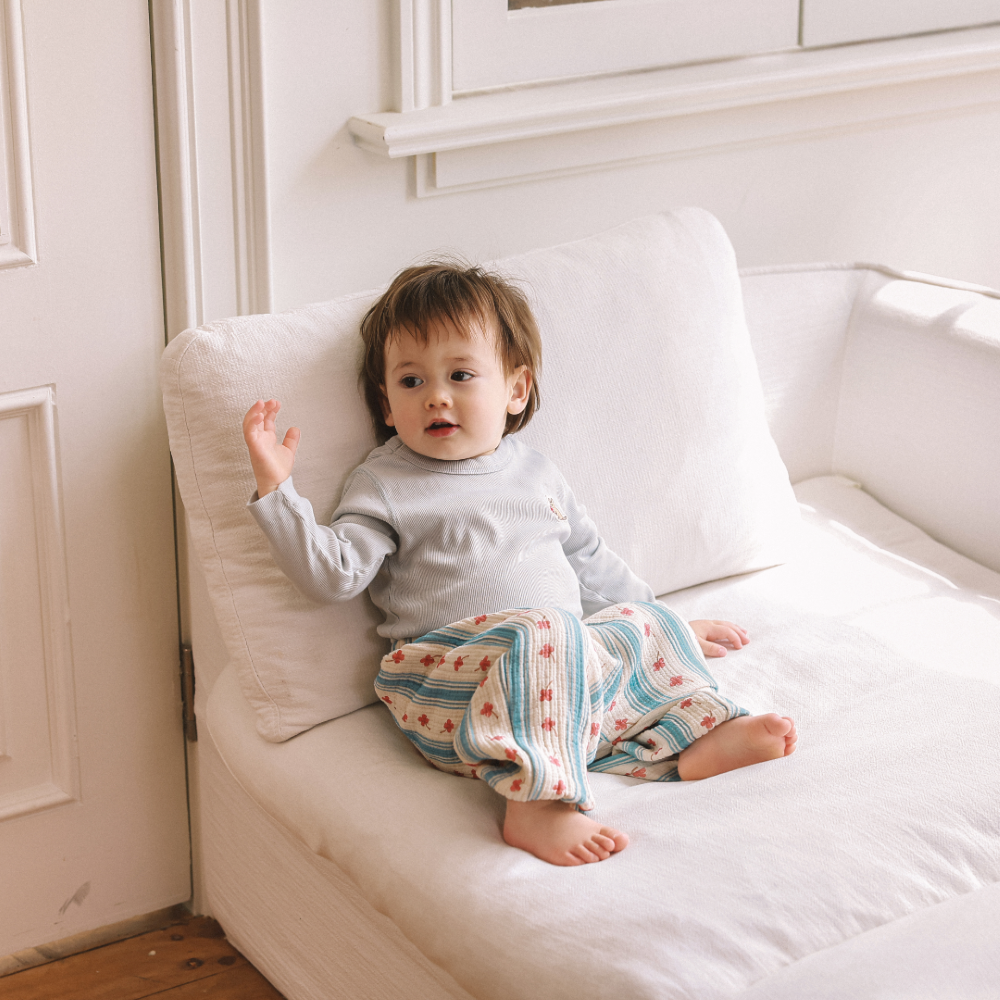 Organic Cotton Triple Gauze Baby Pants