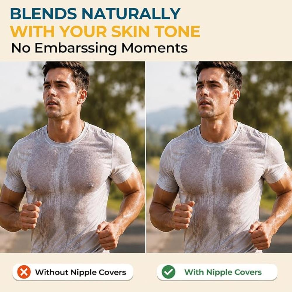 Premium Breathable Nipple Covers For Men