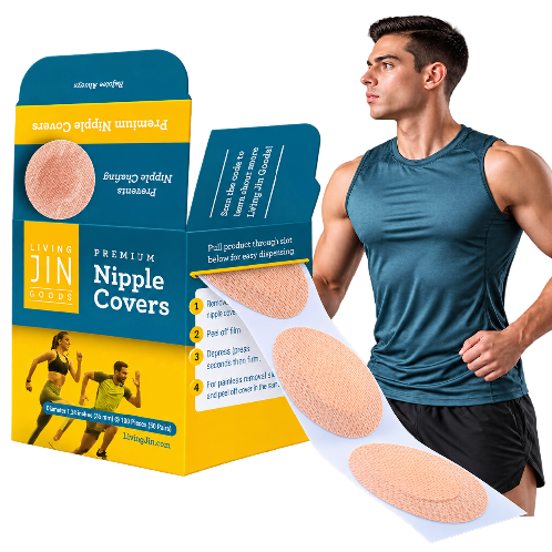 Premium Breathable Nipple Covers For Men